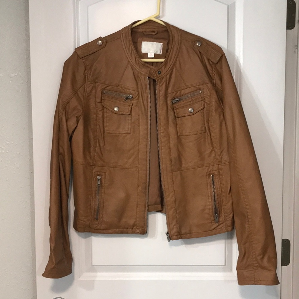 Faux Leather Jacket